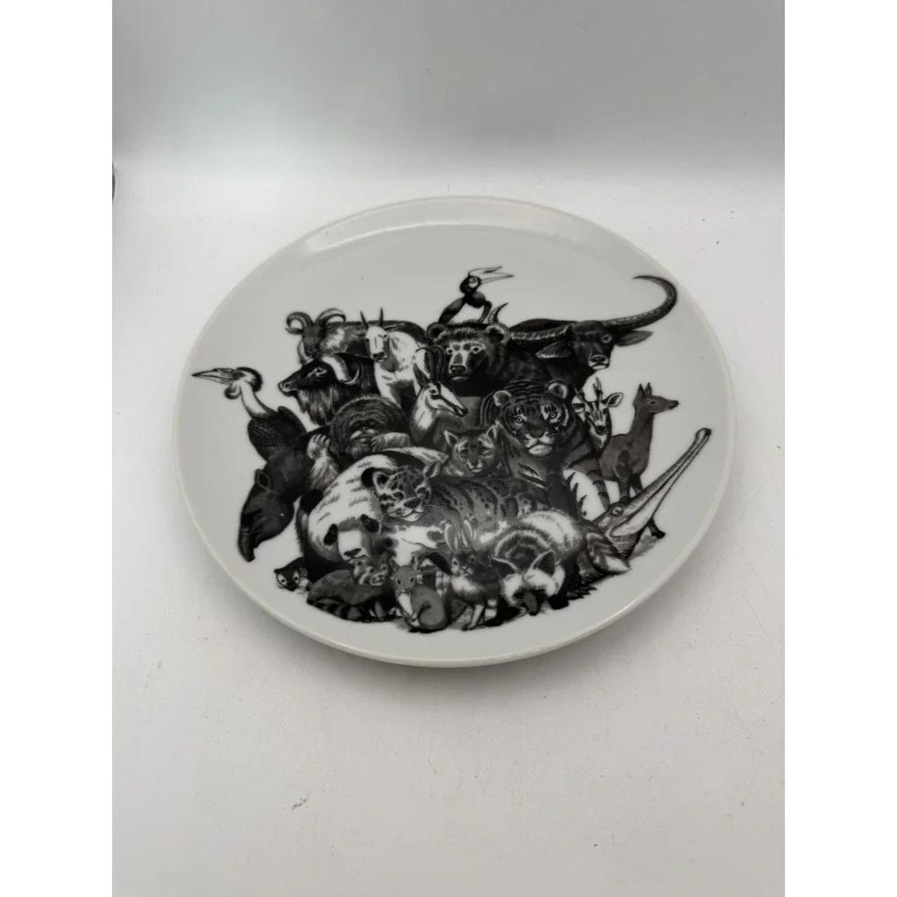 Albert Kessler & Co Japan Wildlife Animals Collector Display Plate 7.5